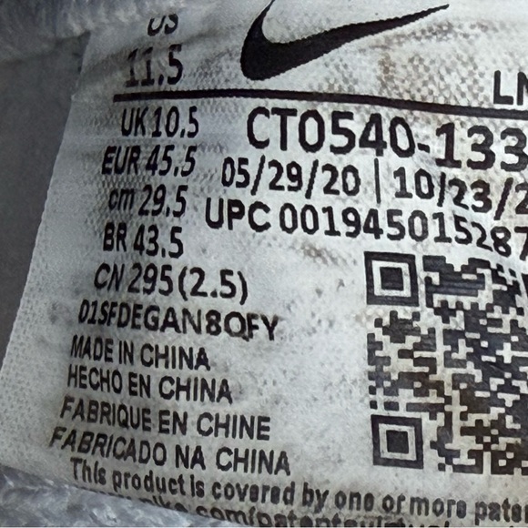 Nike Air Zoom Infinity Tour Golf Shoes, Men’s 11.5 - Picture 10 of 10